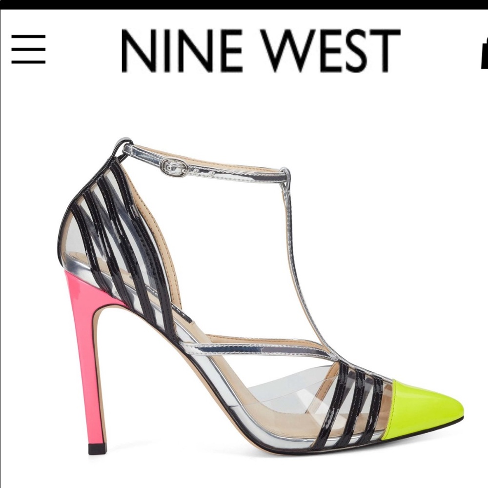 Nine West color block pumps. NWT